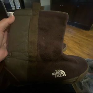 North face chocolate brown boots